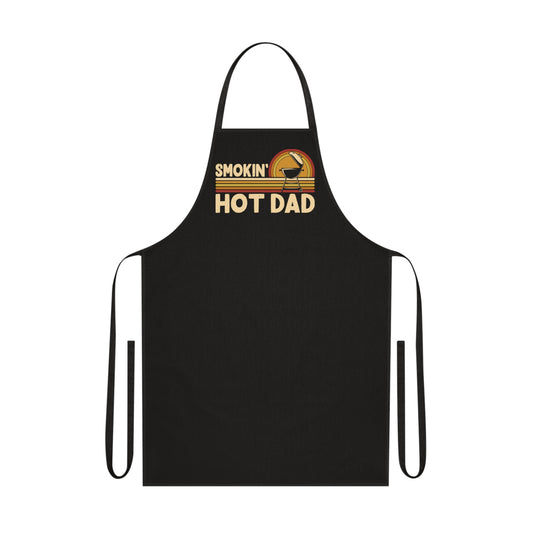 Smokin' Hot Dad BBQ Apron Printify