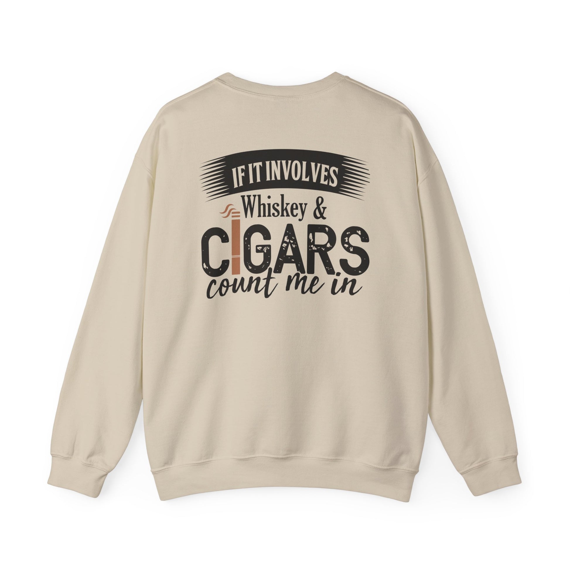 Whiskey and Cigars Sweatshirt Printify