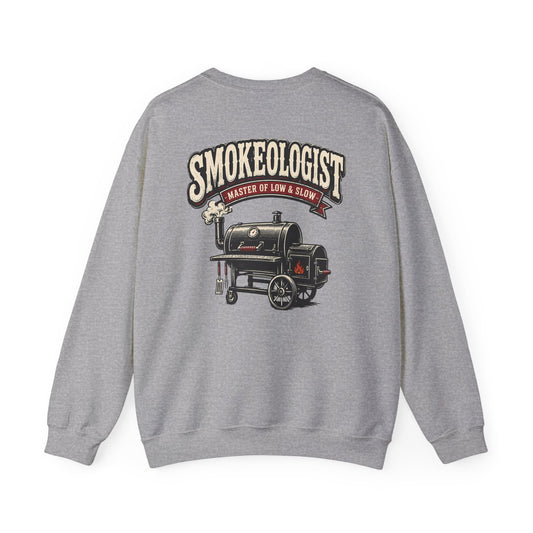 Smokeologist Master of Low & Slow BBQ Sweatshirt Printify