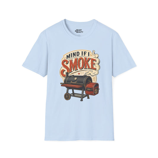 Mind If I Smoke BBQ Smoker Dad T-Shirt Printify