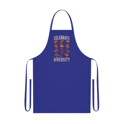 Celebrate Diversity BBQ Meat Cuts Apron Printify