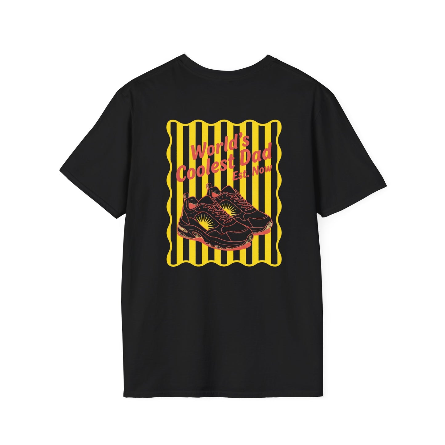 World's Coolest Dad Est. Now Vintage T-Shirt Printify