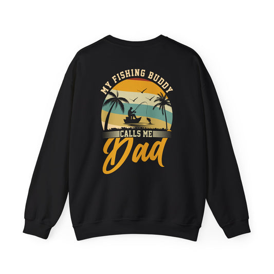 My Fishing Buddy Calls Me Dad Sweatshirt Printify