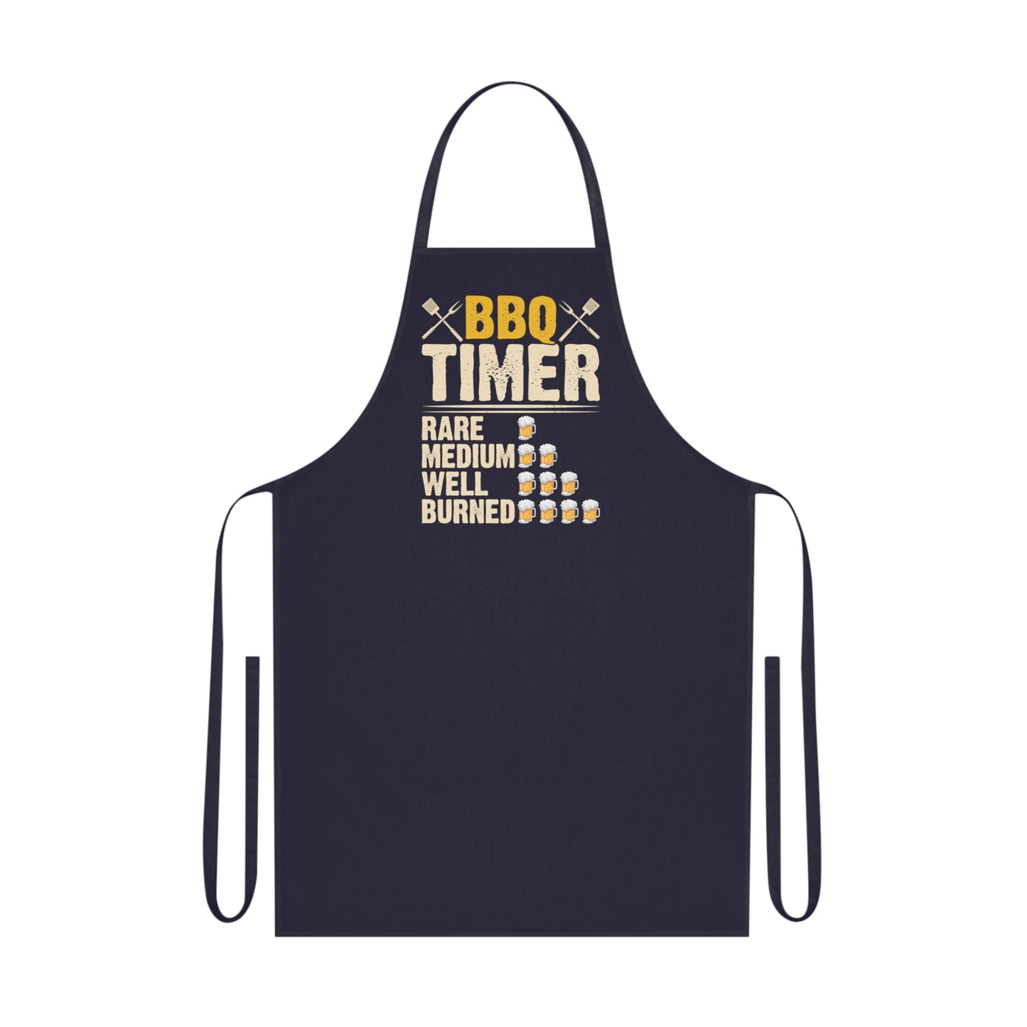 BBQ Timer Grilling Apron Printify