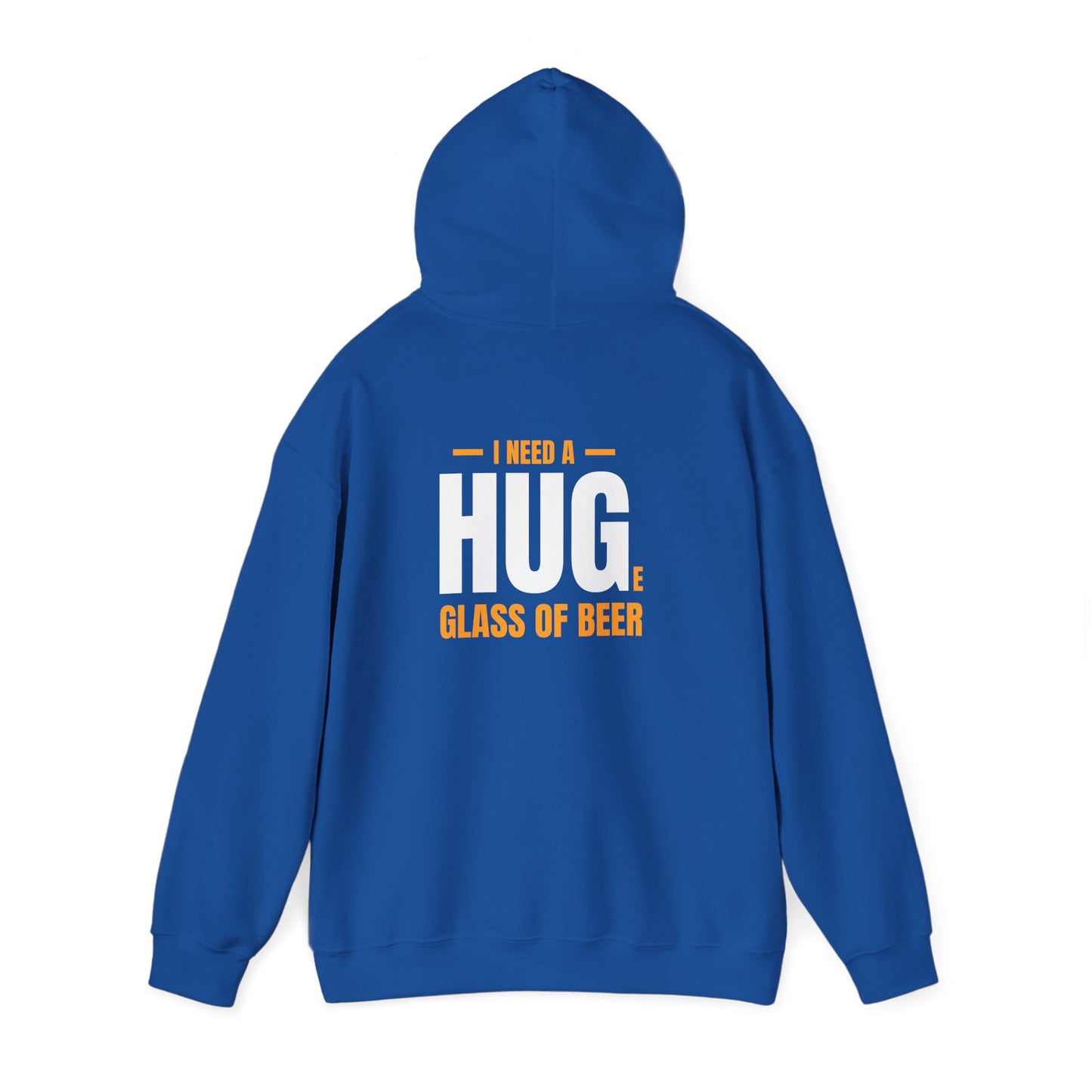 I Need a Huge Glass of Beer Hoodie — graphic hoodie by Beast & Beauty