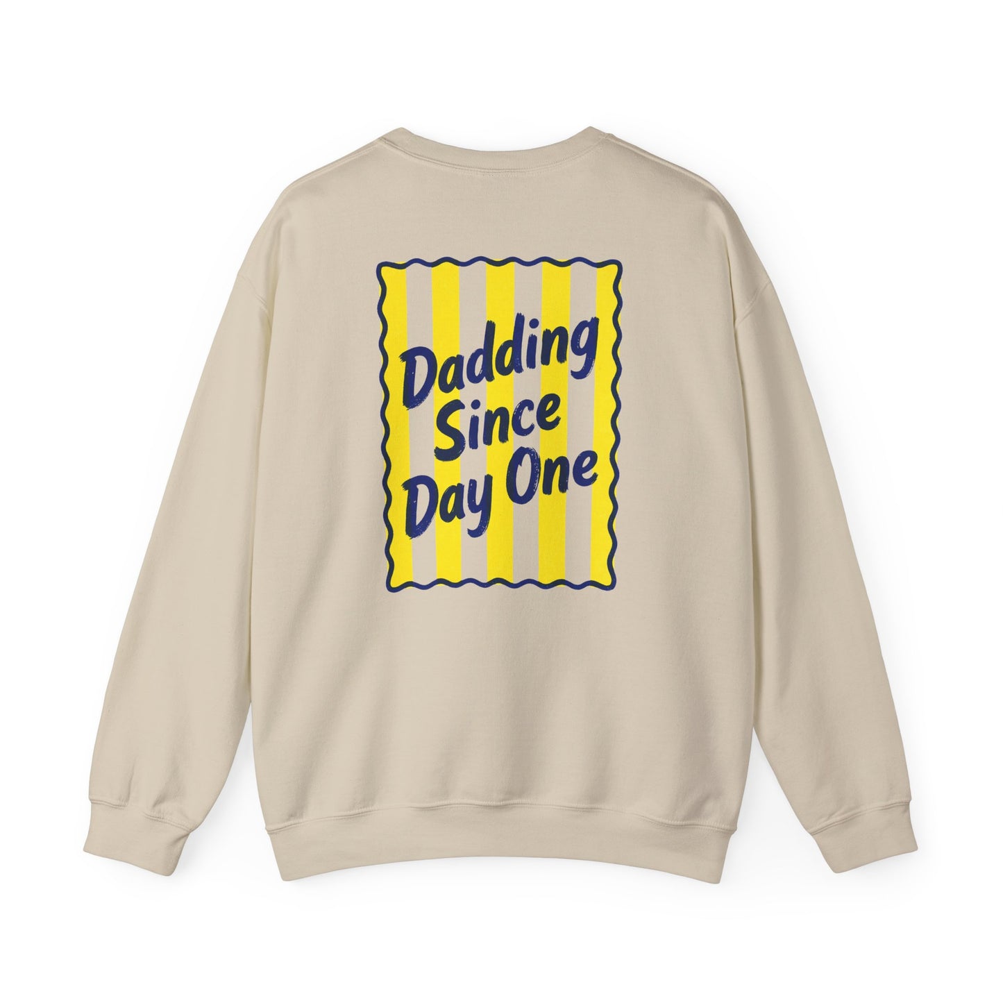 Dadding Since Day One Retro Dad Sweatshirt Printify