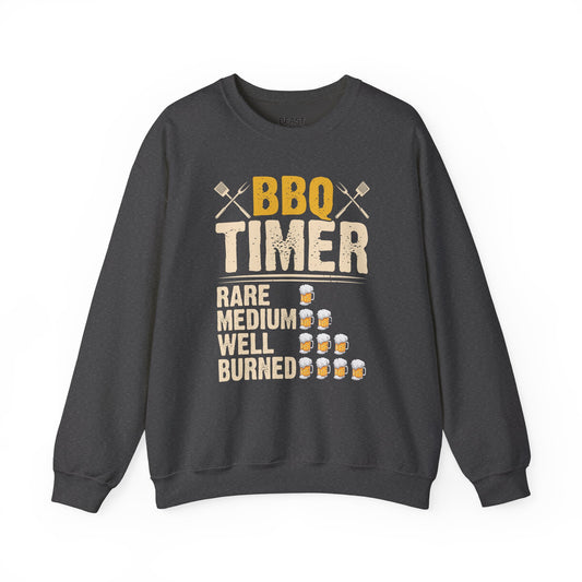 BBQ Timer Funny Grilling Sweatshirt