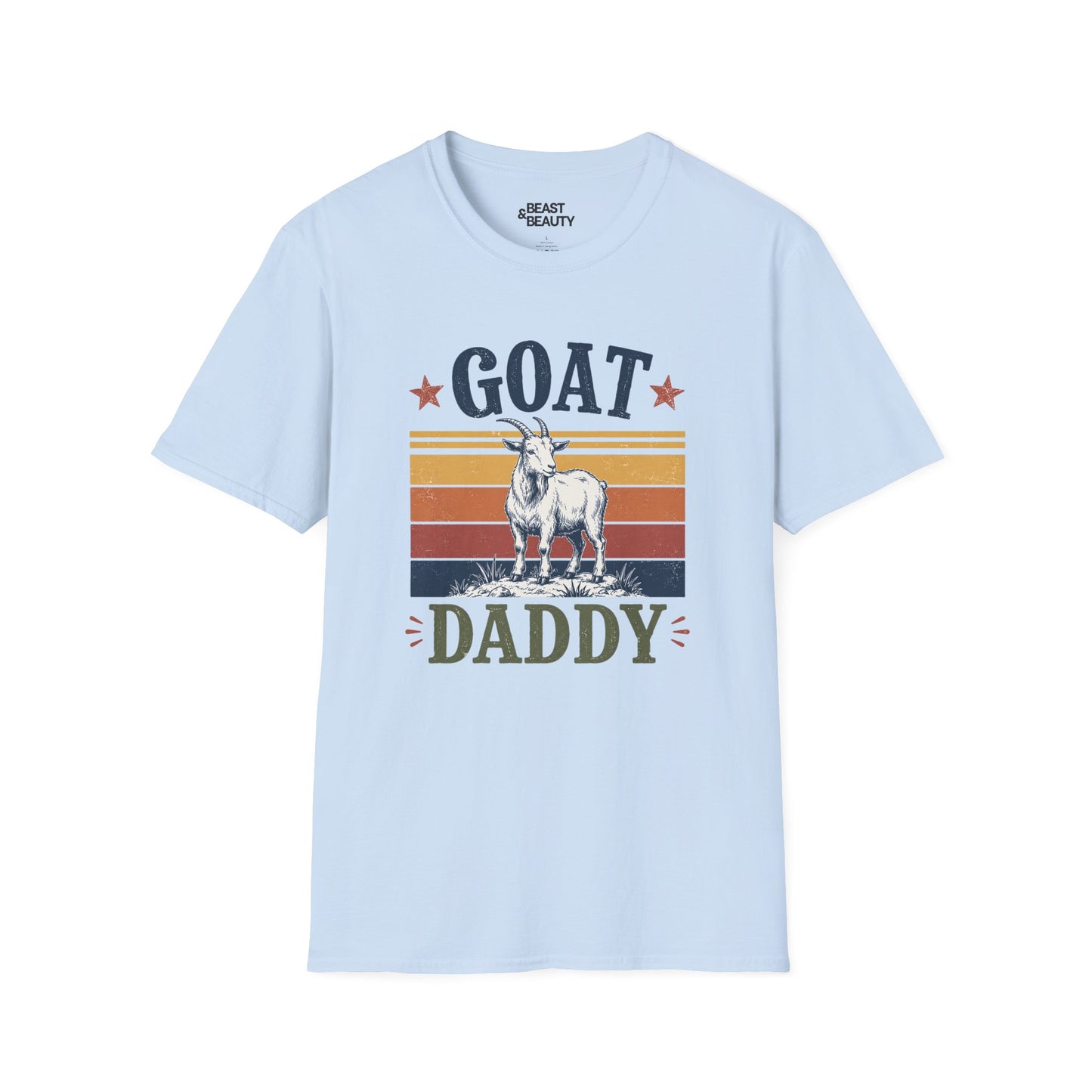 GOAT Daddy Vintage Father's Day T-Shirt Printify