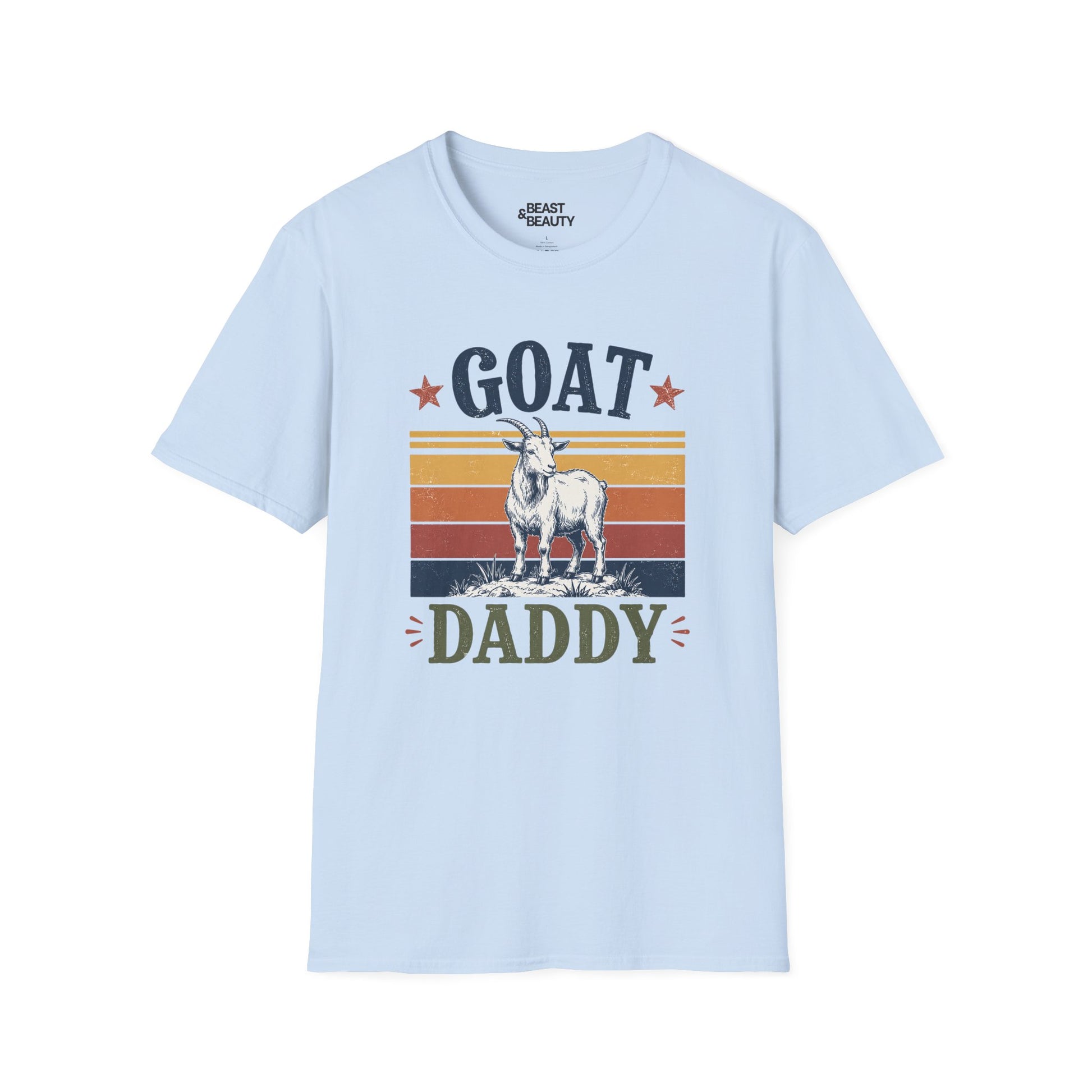 GOAT Daddy Vintage Father's Day T-Shirt Printify