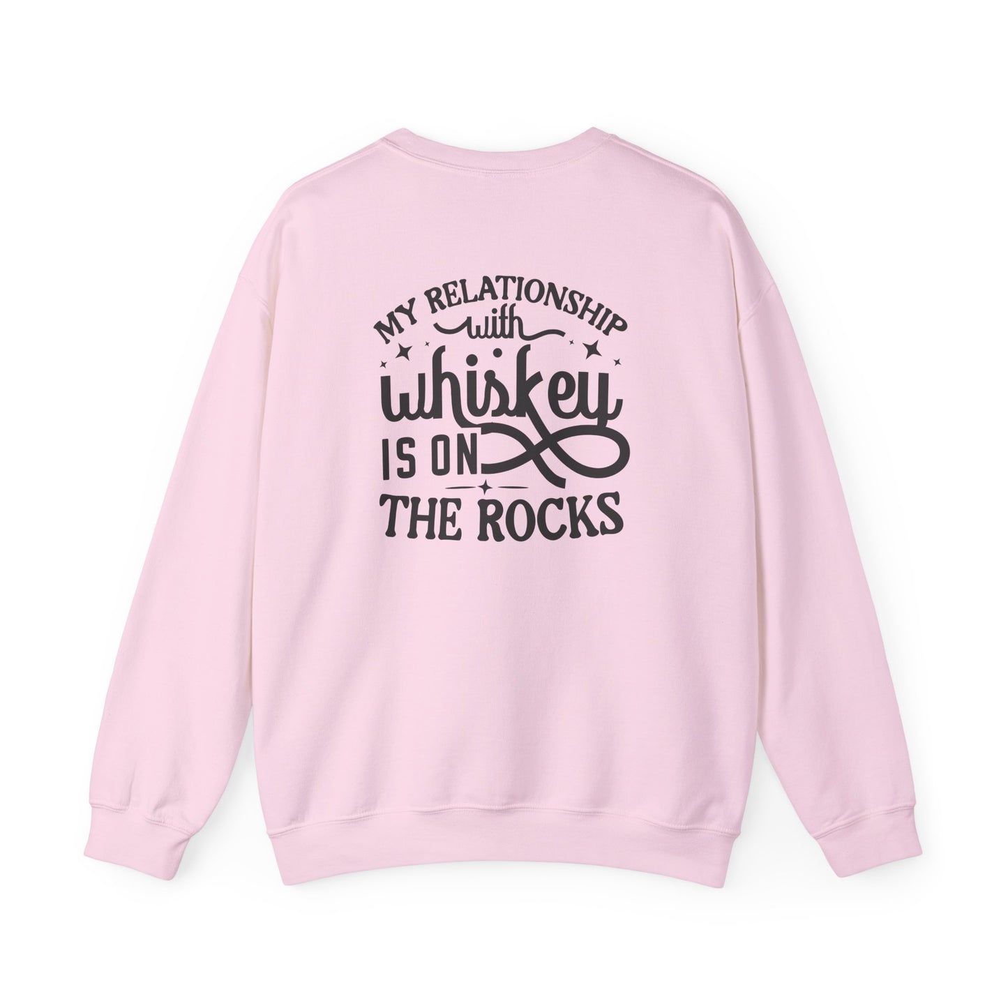 My Relationship With Whiskey Is On The Rocks Sweatshirt Printify