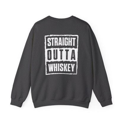 Straight Outta Whiskey Sweatshirt Printify