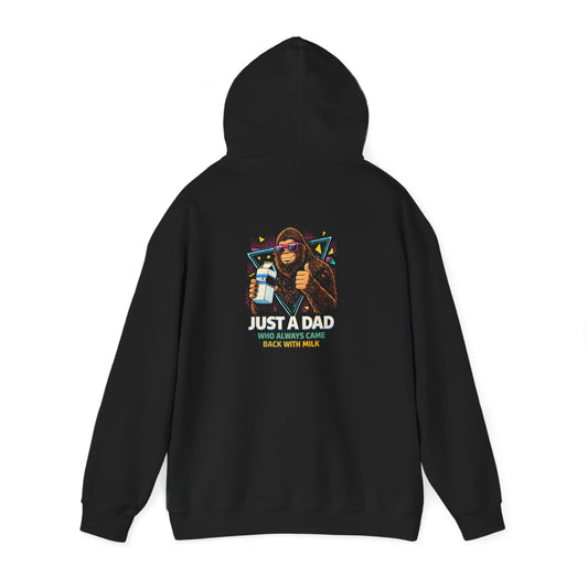Just a Dad Who Always Came Back With Milk Hoodie Printify