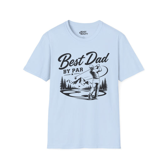 Best Dad By Par Golf T-Shirt Printify