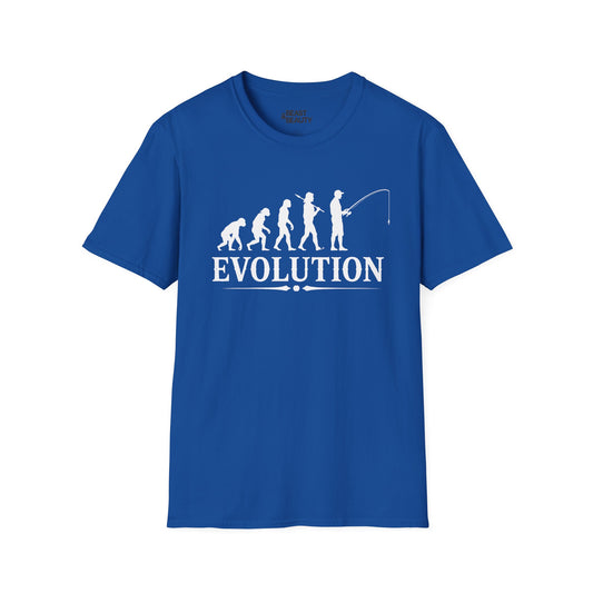 Fishing Evolution T-Shirt Printify