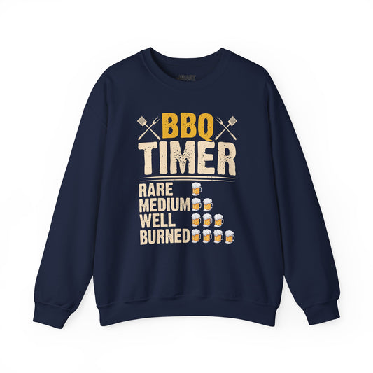 BBQ Timer Funny Grilling Sweatshirt