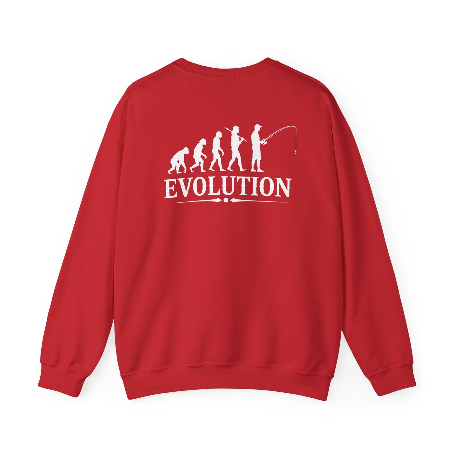 Fishing Evolution Sweatshirt Printify