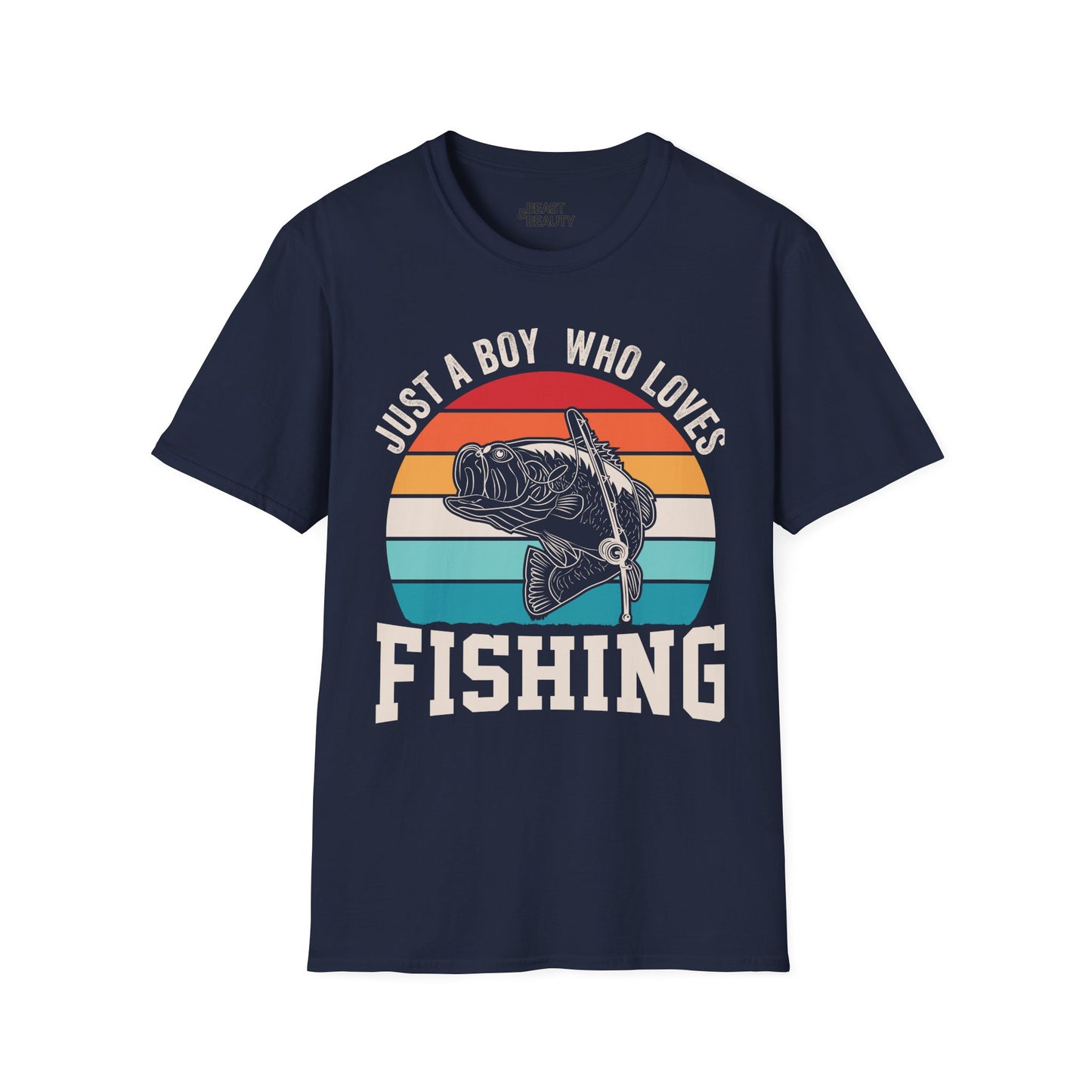 Just A Boy Who Loves Fishing T-Shirt Printify