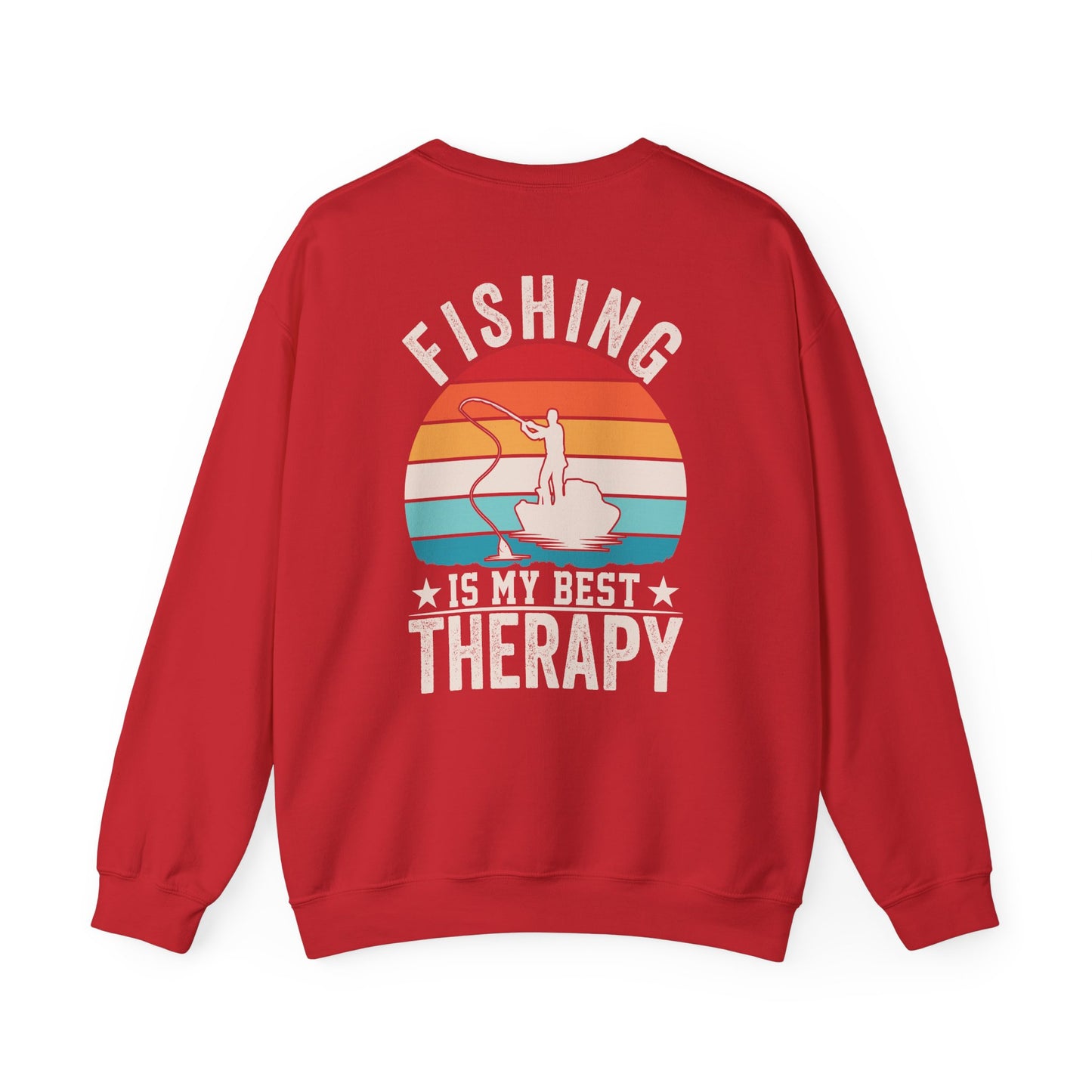 Fishing Is My Best Therapy Sweatshirt Printify