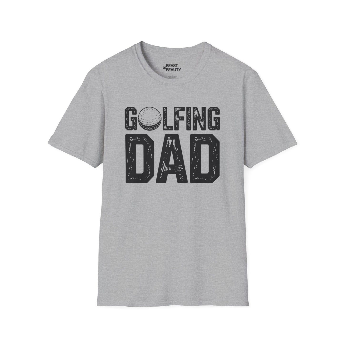 Golfing Dad Father's Day T-Shirt Printify