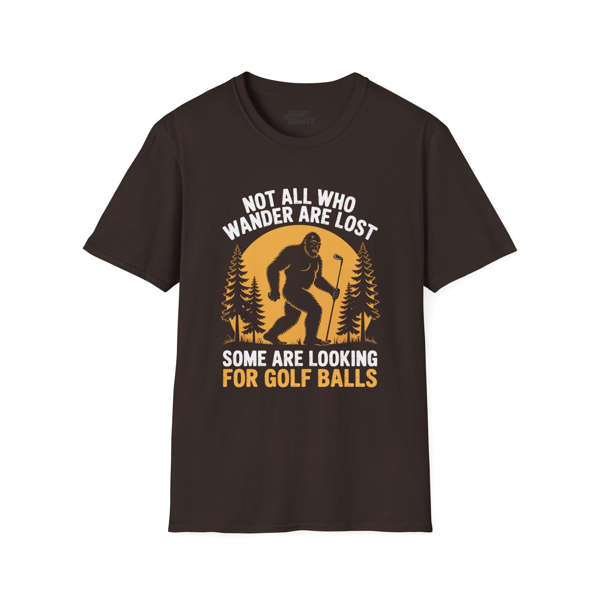 Not All Who Wander Are Lost Golf Dad T-Shirt Printify