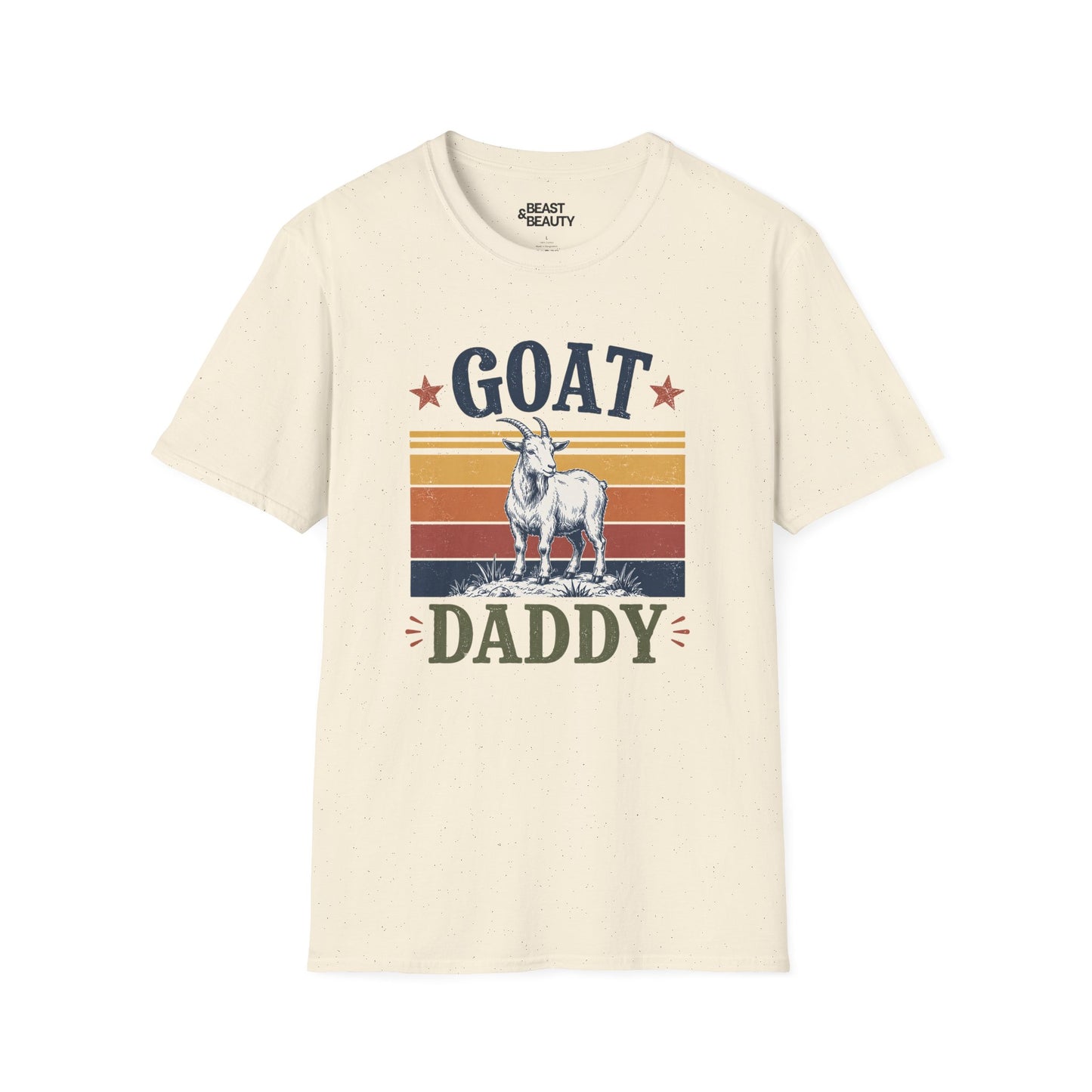 GOAT Daddy Vintage Father's Day T-Shirt Printify