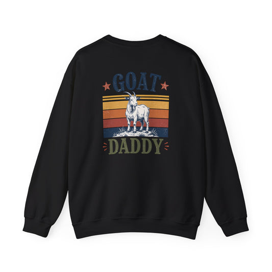 GOAT Daddy Funny Dad Sweatshirt Printify