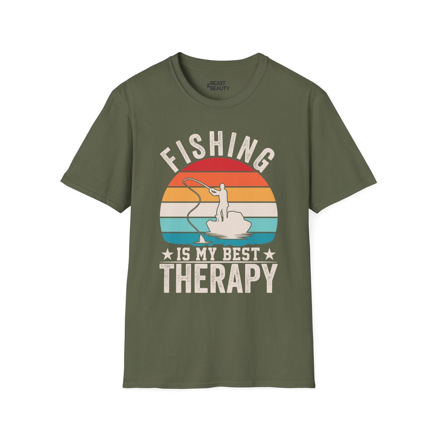 Fishing Is My Best Therapy T-Shirt t-shirt view 4