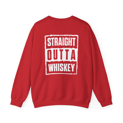 Straight Outta Whiskey Sweatshirt Printify
