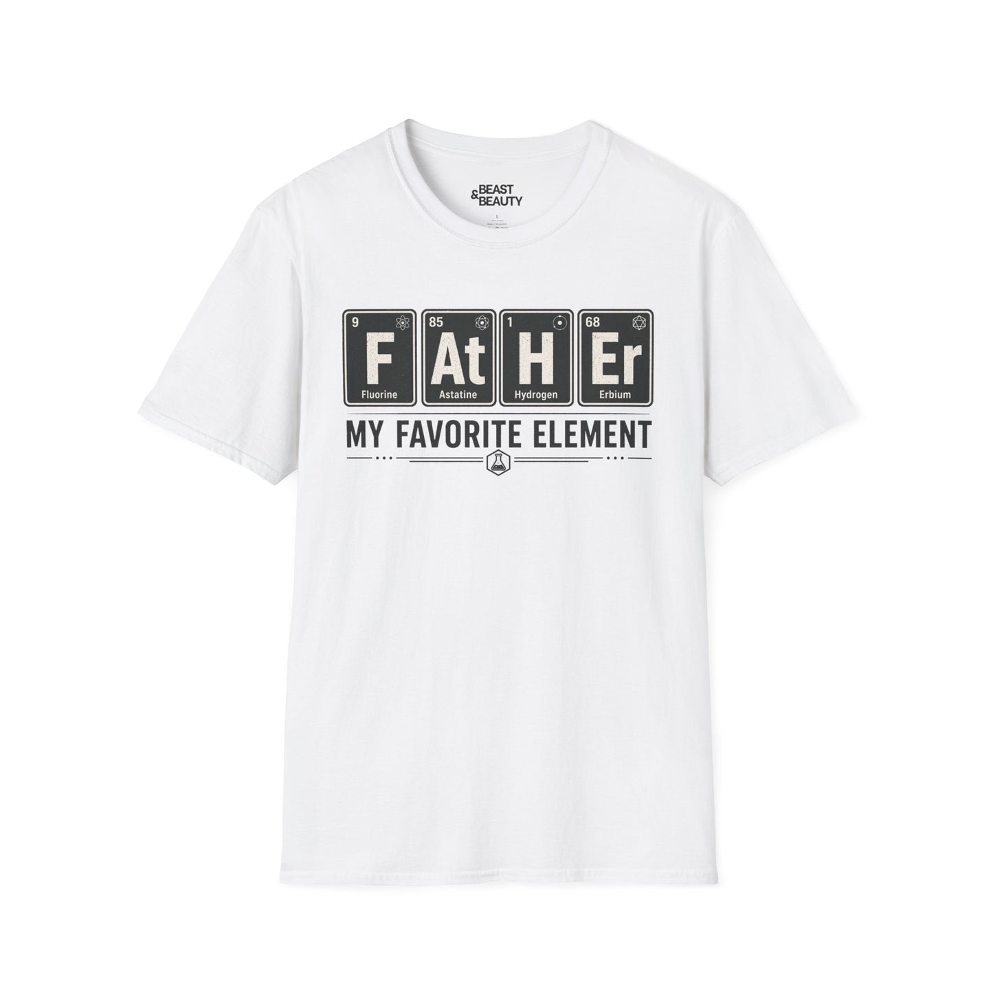 Father, My Favorite Element Dad T-Shirt Printify