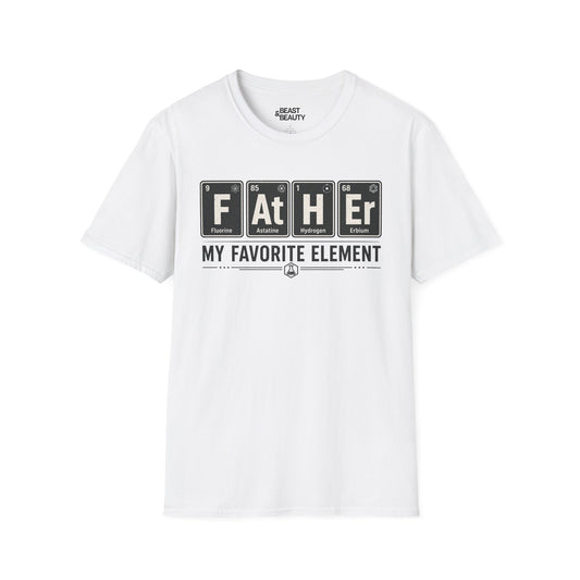 Father, My Favorite Element Dad T-Shirt Printify