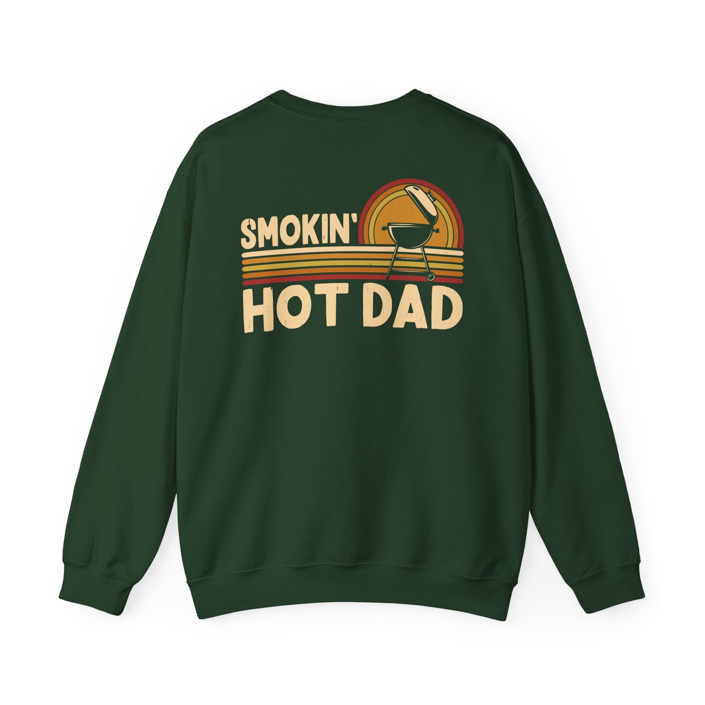 Smokin' Hot Dad BBQ Sweatshirt Printify