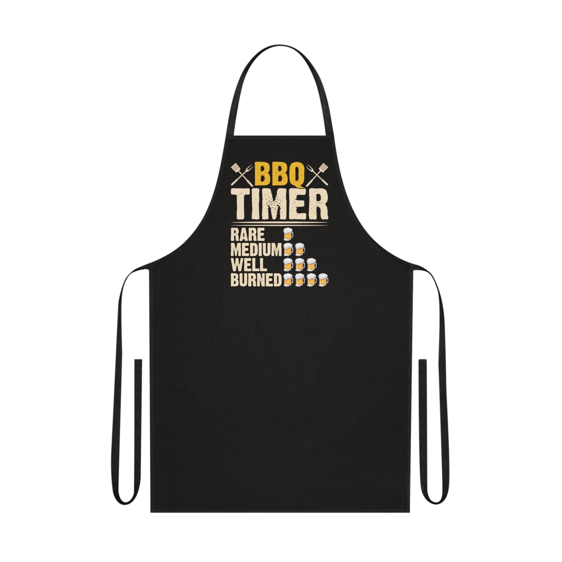 BBQ Timer Grilling Apron Printify