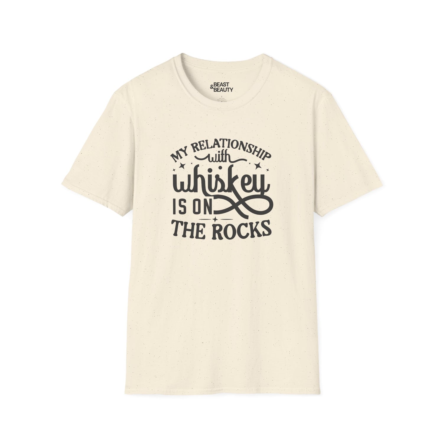 My Relationship With Whiskey Is On The Rocks T-Shirt Printify
