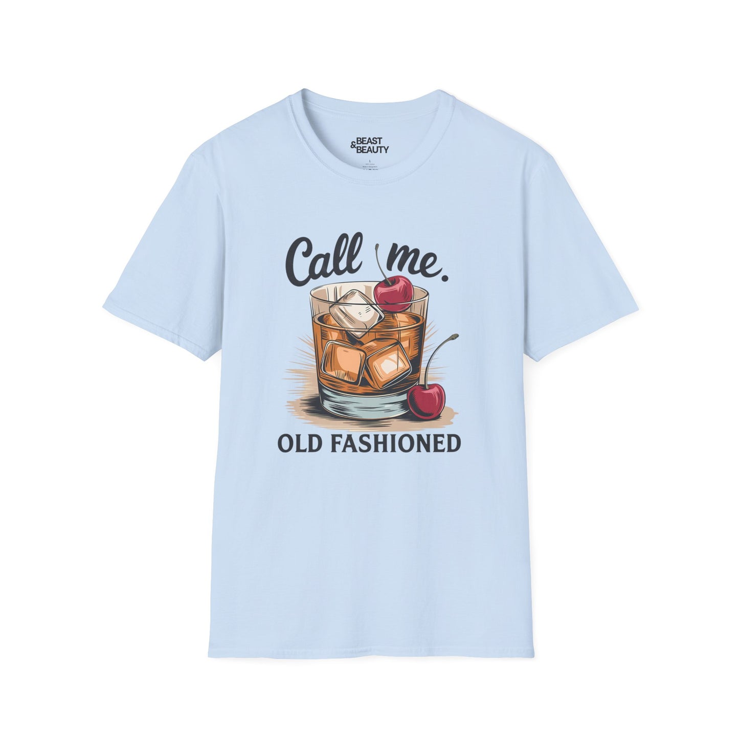 Call Me Old Fashioned Cocktail Lover T-Shirt Printify