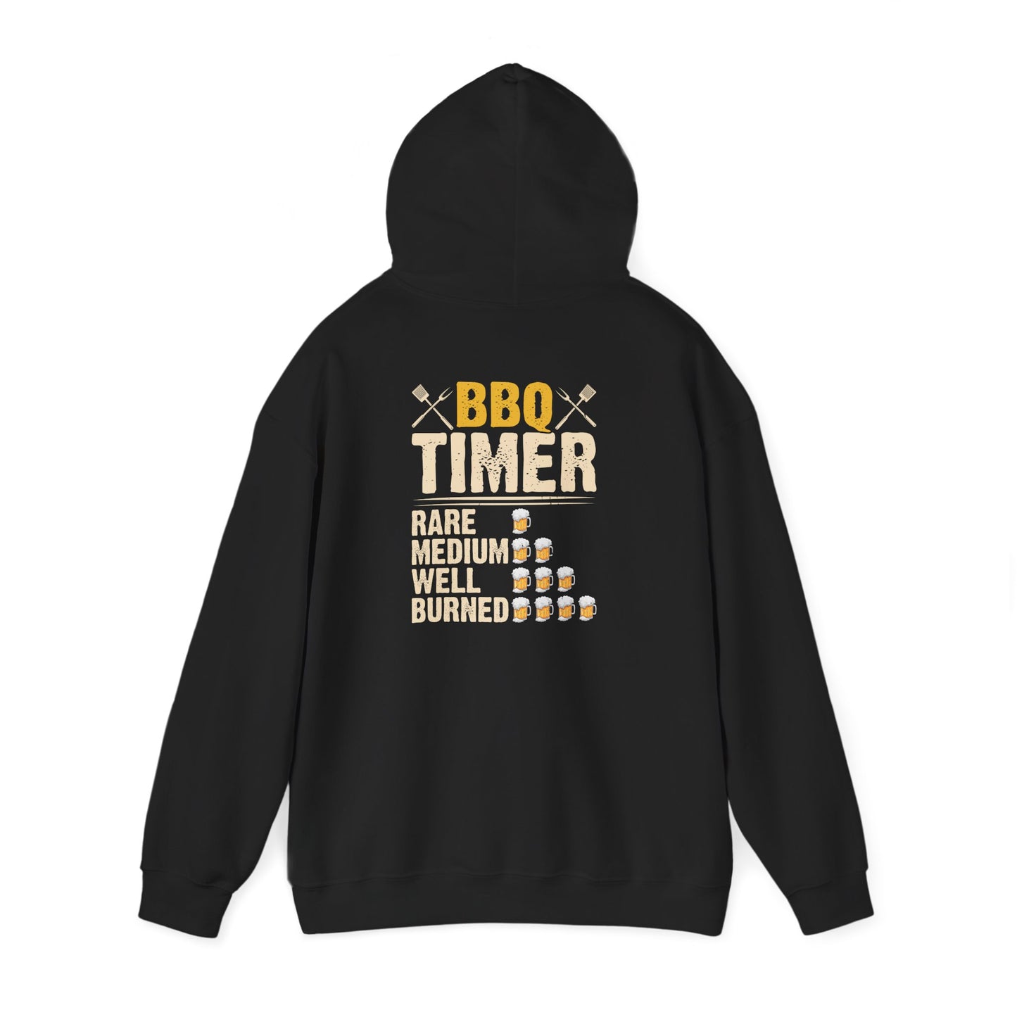 BBQ Timer Funny Grill Master Hoodie Printify