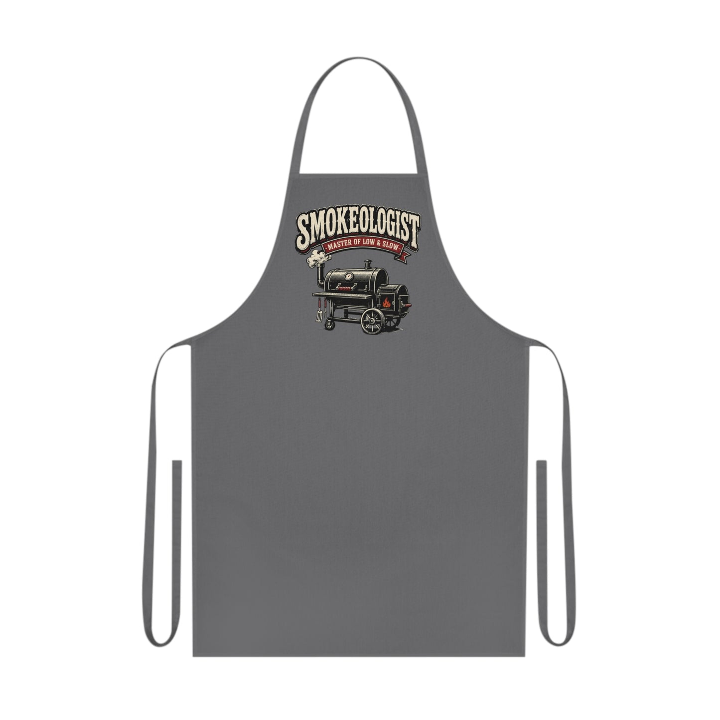 Smokeologist Master of Low & Slow BBQ Apron Printify