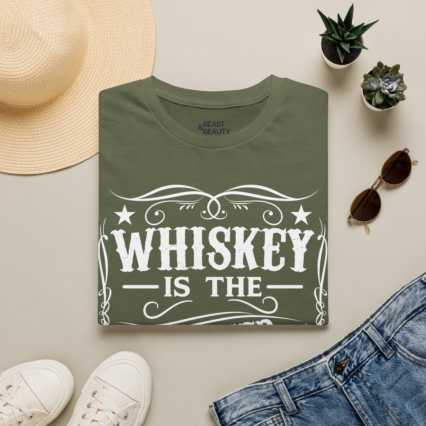 Whiskey Is the Answer T-Shirt Printify