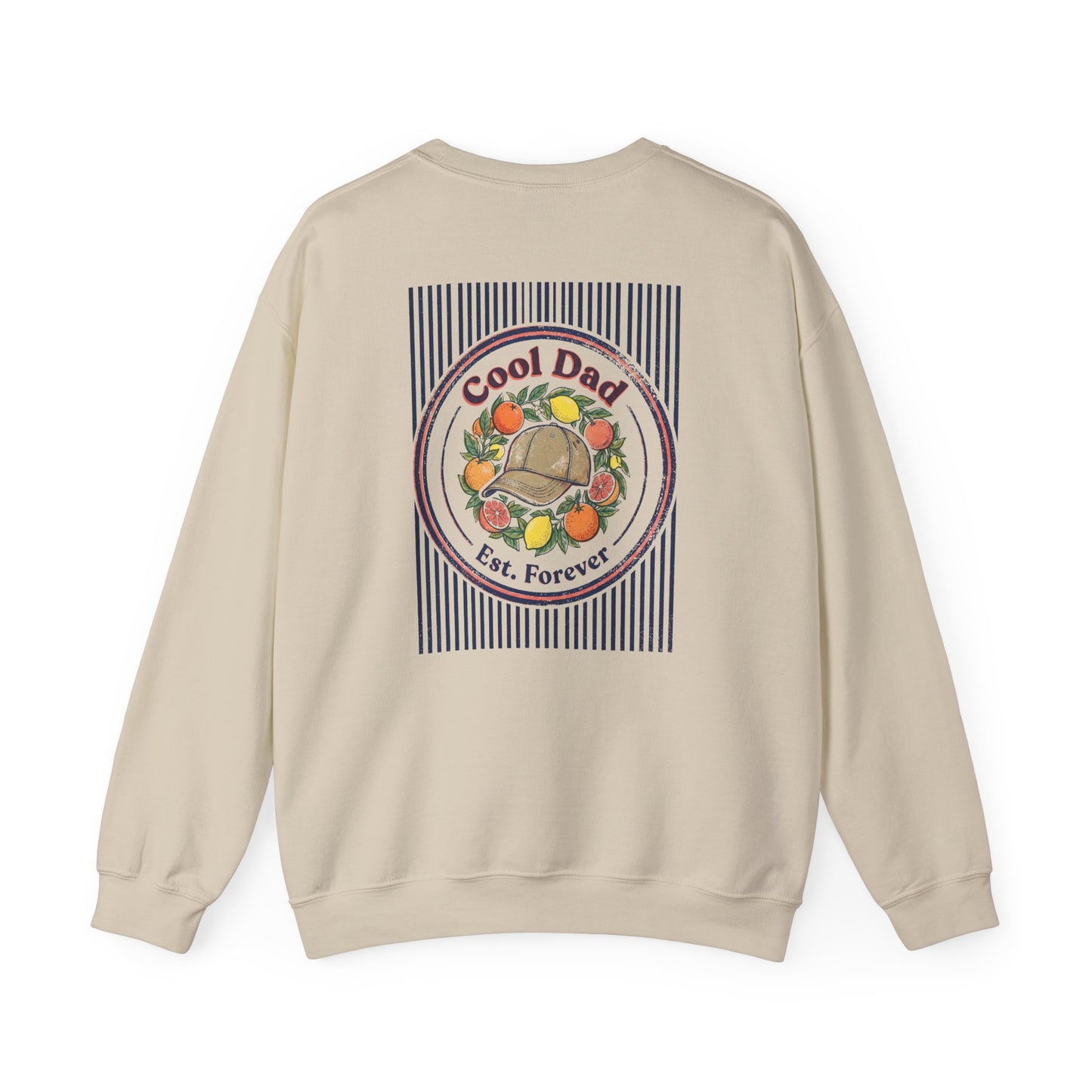 Cool Dad Est. Forever Retro Dad Sweatshirt Printify