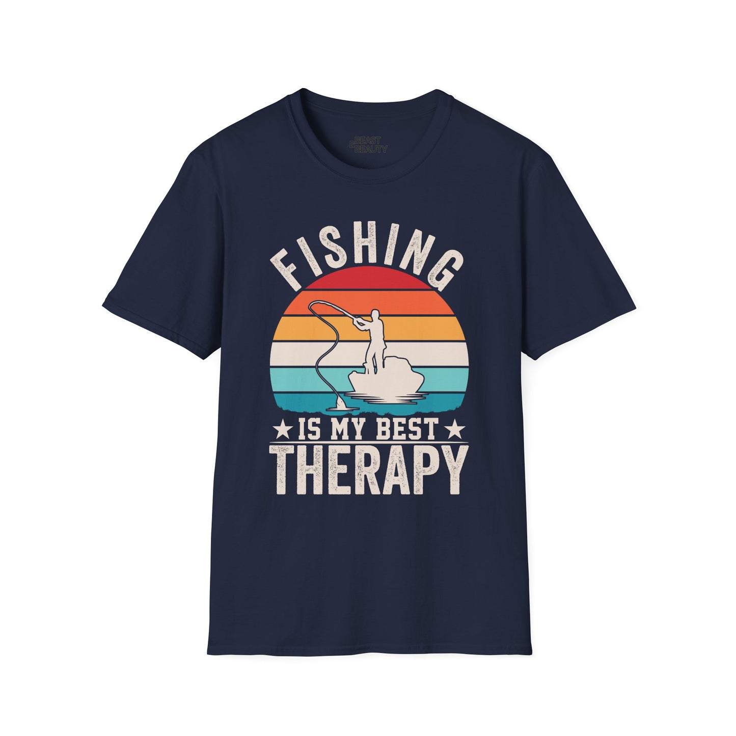 Fishing Is My Best Therapy T-Shirt t-shirt view 6
