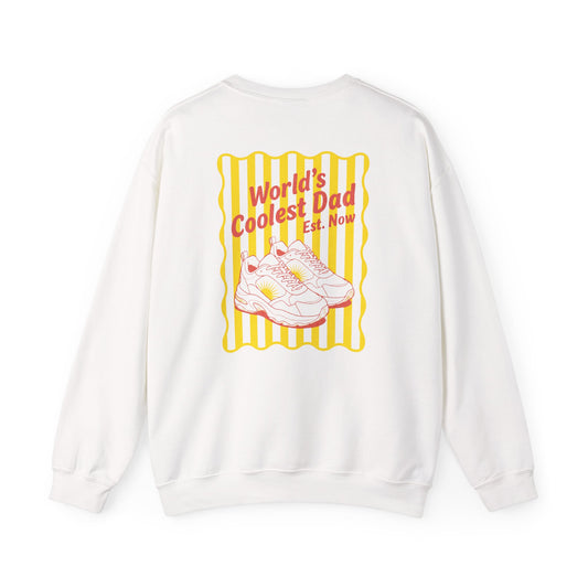 World's Coolest Dad Retro Sweatshirt Printify