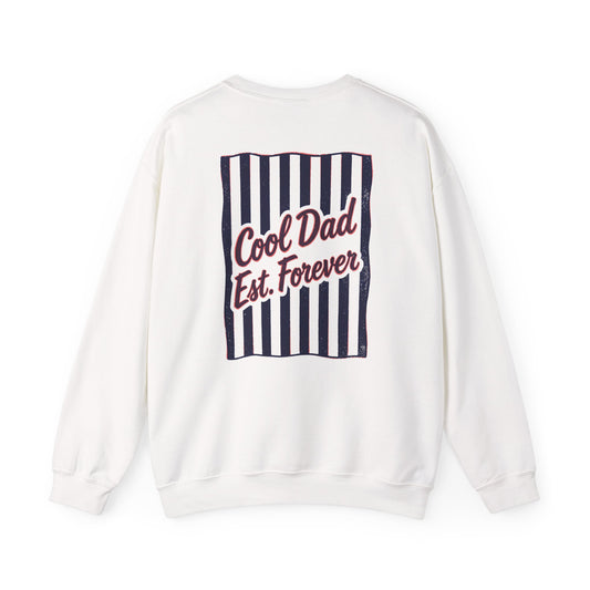 Cool Dad Est. Forever Retro Dad Sweatshirt Printify