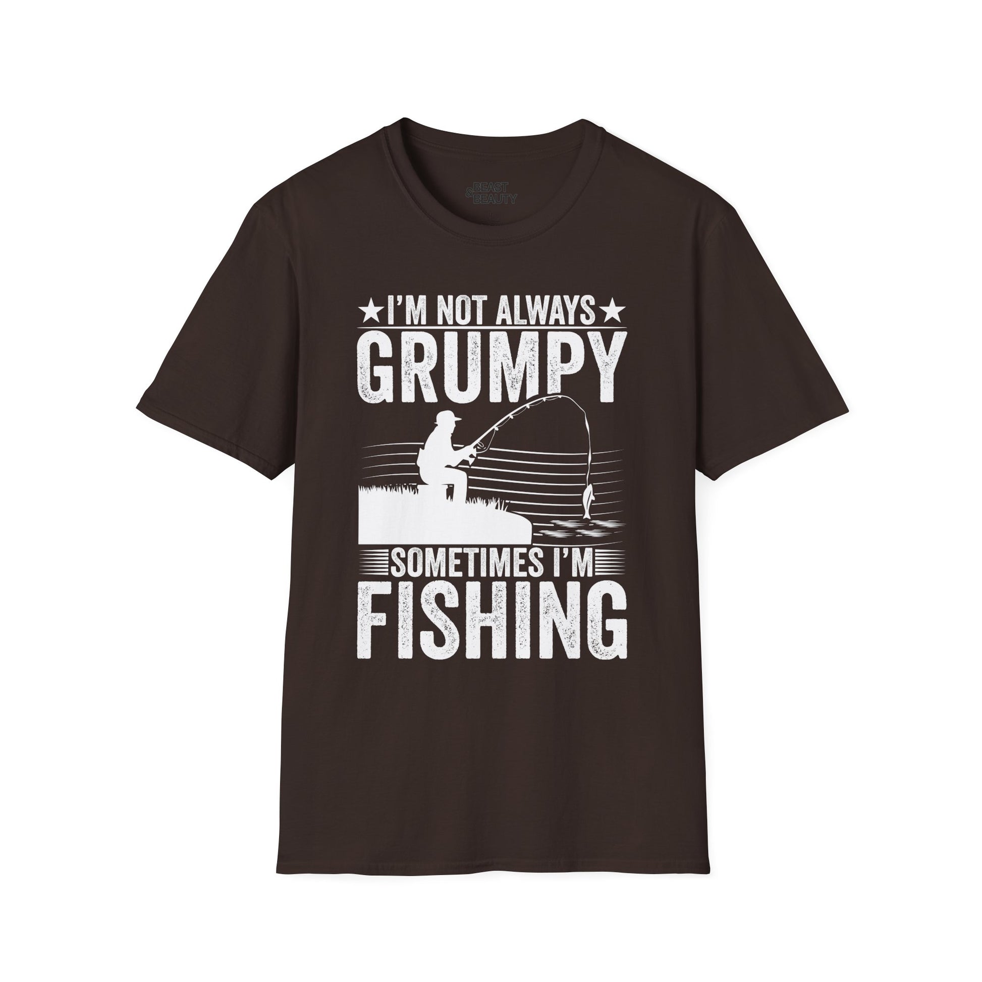 I'm Not Always Grumpy Sometimes I'm Fishing T-Shirt Printify