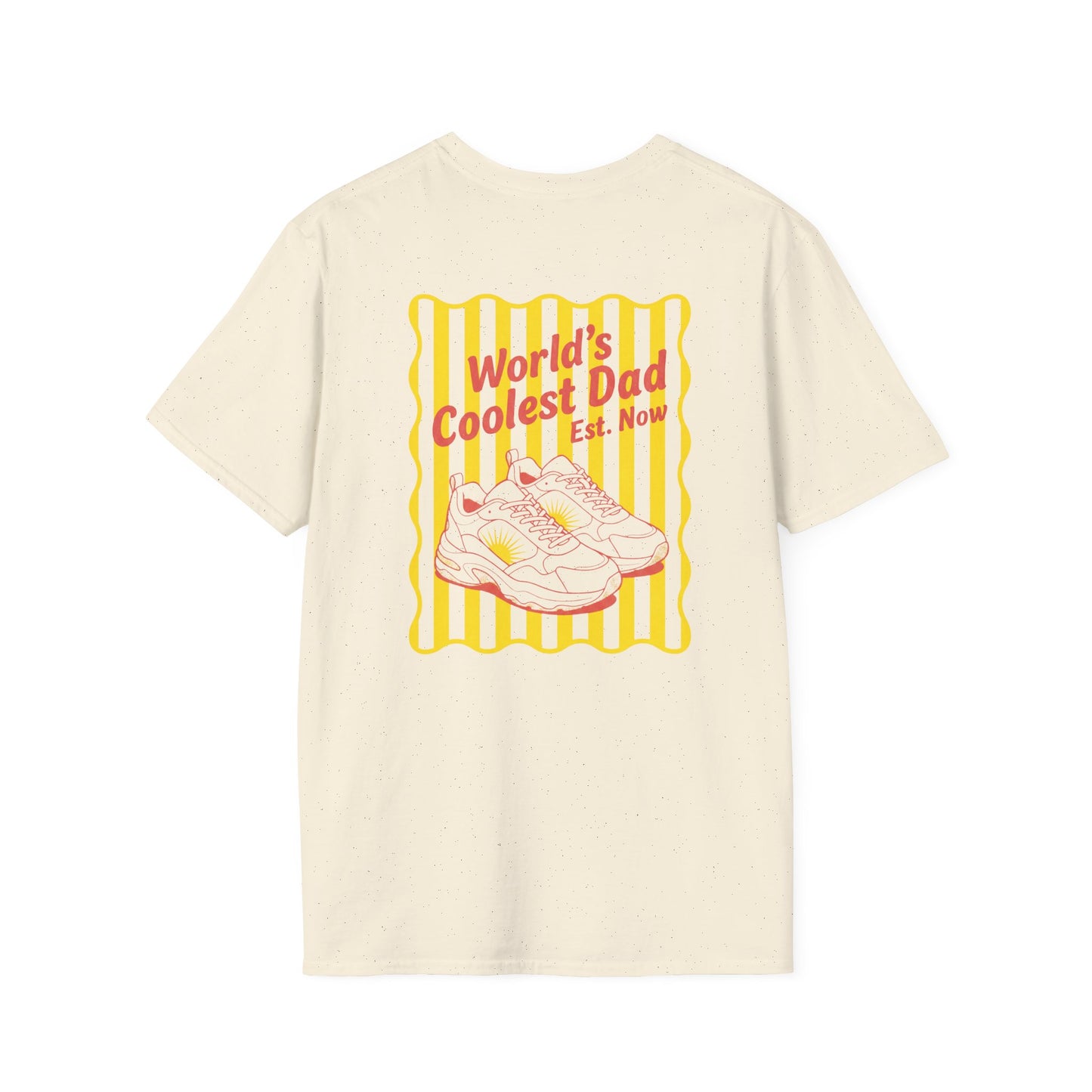 World's Coolest Dad Est. Now Vintage T-Shirt Printify