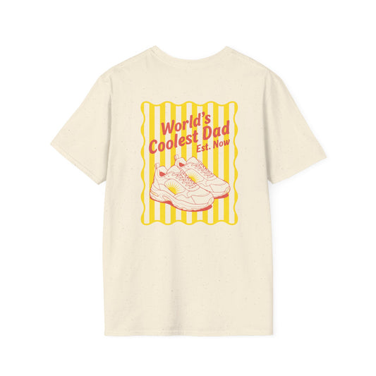 World's Coolest Dad Est. Now Vintage T-Shirt Printify