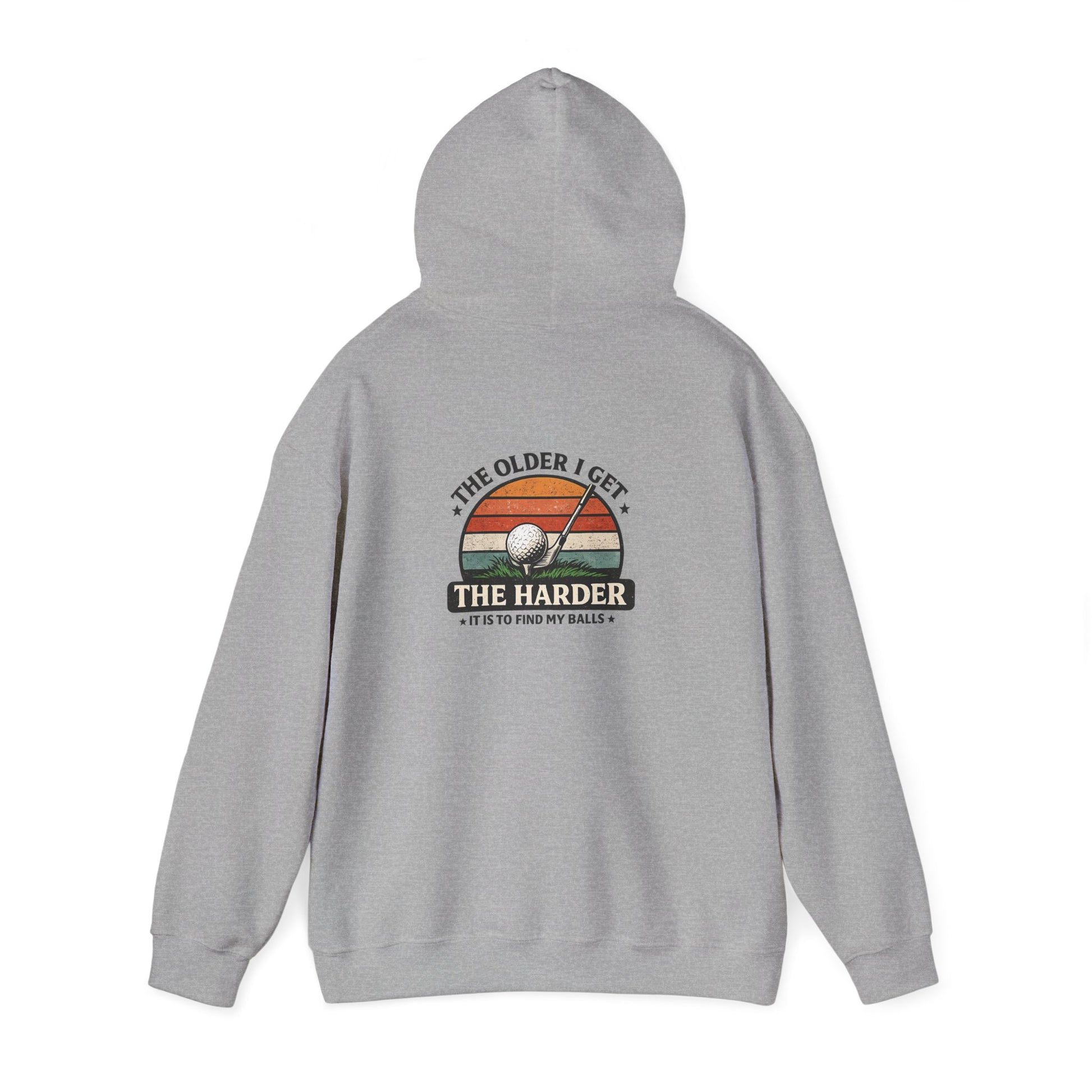 The Older I Get The Harder It Is to Find My Balls Golf Hoodie Printify