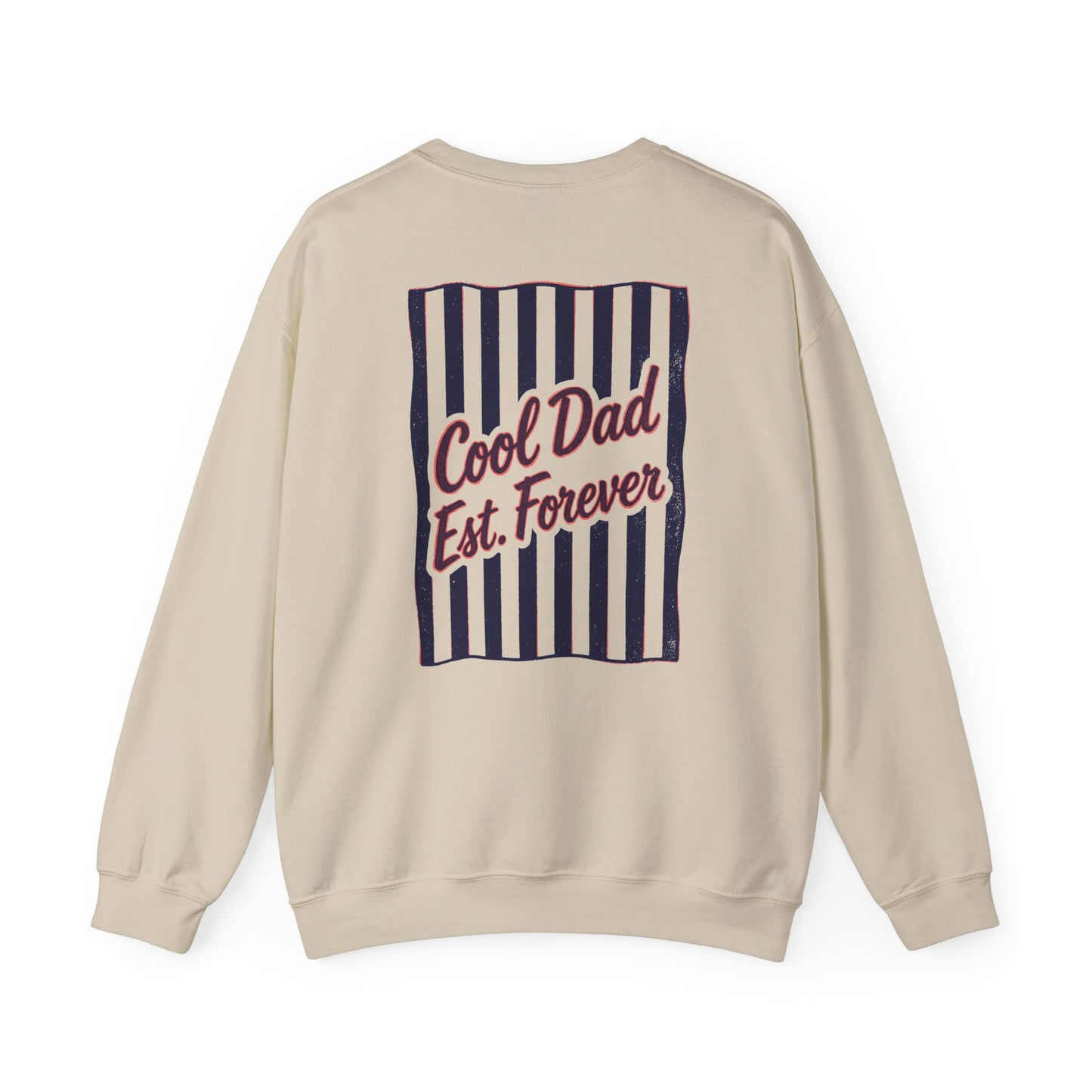 Cool Dad Est. Forever Retro Dad Sweatshirt Printify