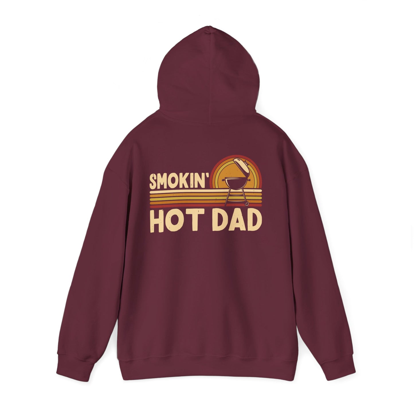 Smokin' Hot Dad BBQ Hoodie Printify