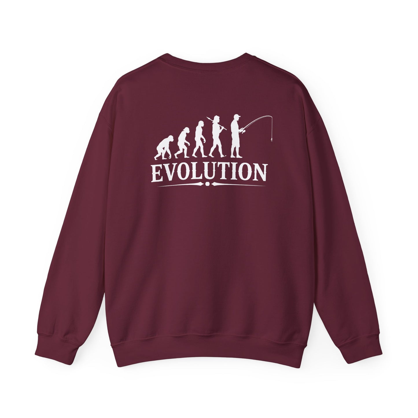 Fishing Evolution Sweatshirt Printify