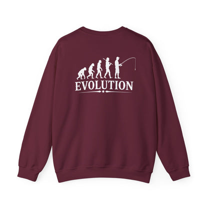 Fishing Evolution Sweatshirt Printify