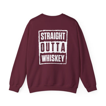 Straight Outta Whiskey Sweatshirt Printify